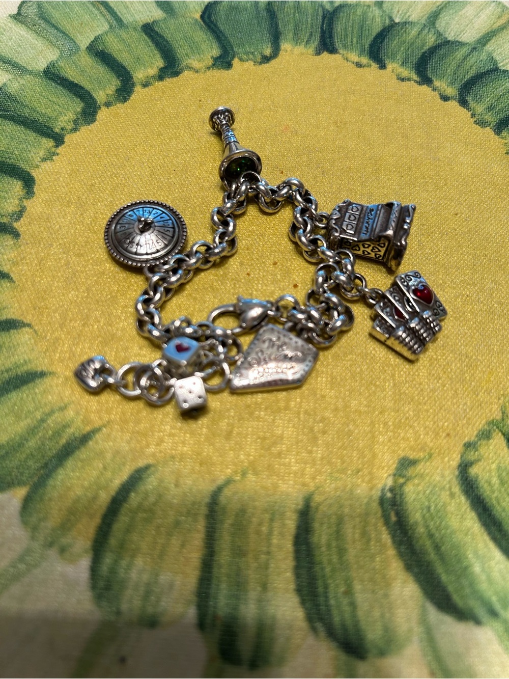 Brighton Casino Charm Bracelet - Silver - Picture 3 of 4